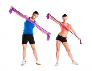 Trainieren mit Fitnessbändern hält fit!