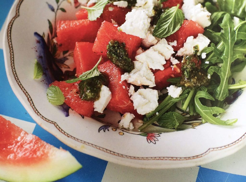 Rezept: Wassermelonen-Feta-Salat