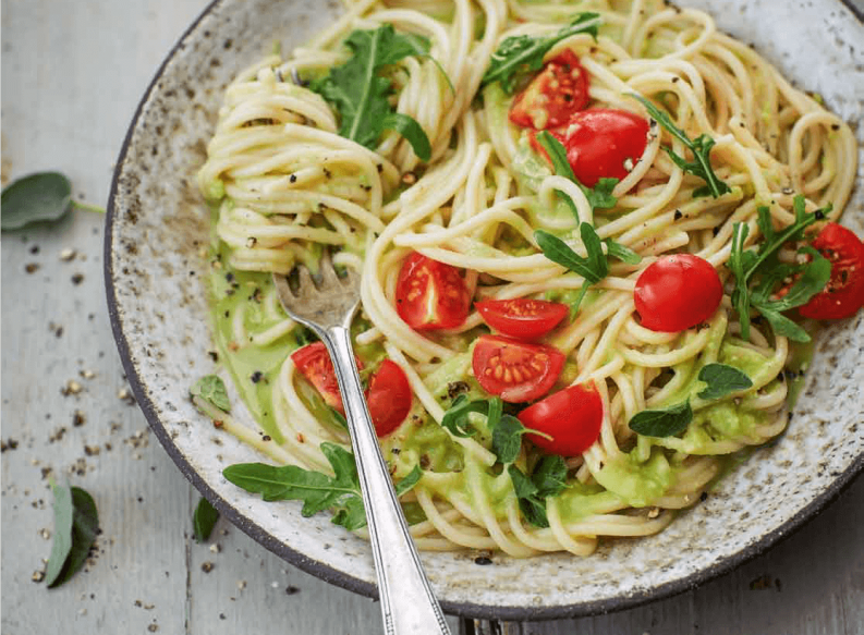 Rezept für AvocadoLimettenPastasauce! Hier entlang!