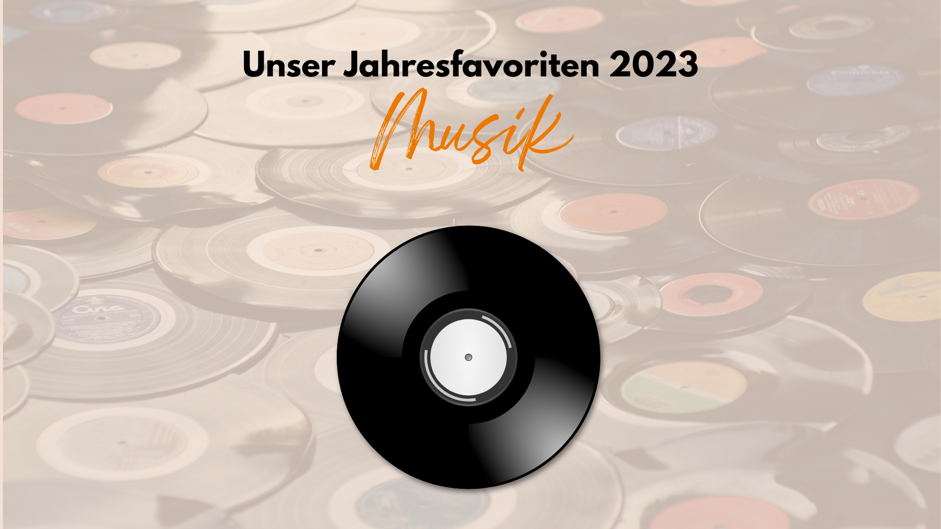 Musikfavoriten 2023 Grafik Schallplatten