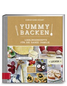 Auf dem Bild sieht man das Buch "Yummy Backen" von Christiane Kührt.