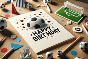 Fußball-Glückwünsche zum Kindergeburtstag